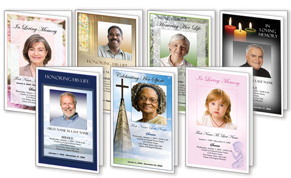 funeral program template